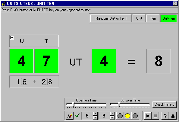 Units & Tens graphic